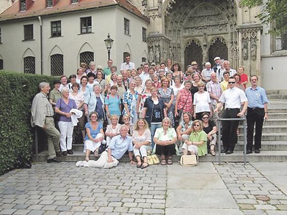 Die Ehrenamtlichen aus den Oberschleißheimer Pfarreien verbrachten einen Tag in Augsburg.   Foto: VA