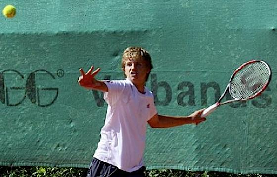 Johannes Härteis ist der beste deutsche Tennisspieler bei den 14-Jährigen und Teilnehmer der Bavarian Open 2010.	Foto: VA