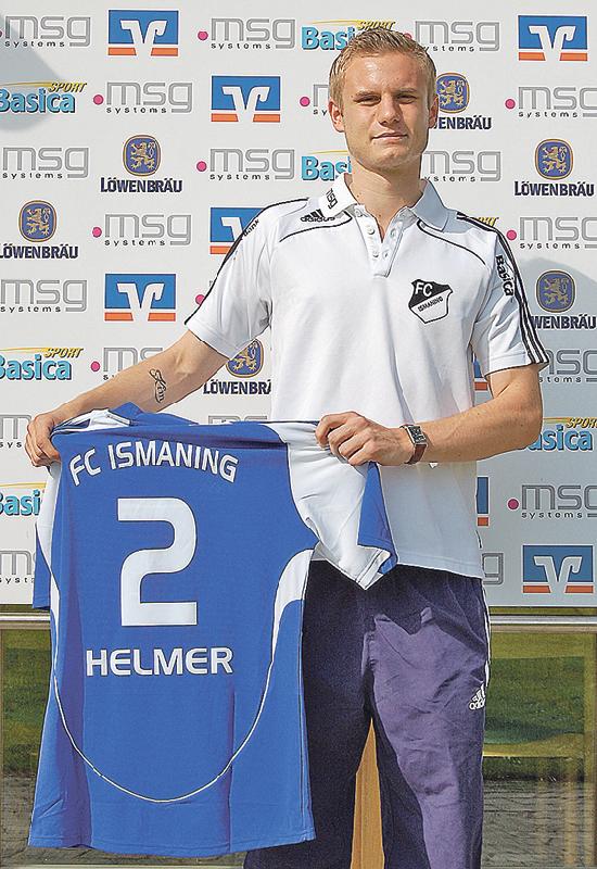 Abwehrspieler Kim Helmer wird beim verletzungsgeplagten FC Ismaning mit der 2 auflaufen. 	Foto: VA