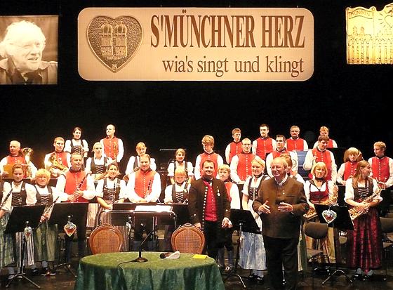 Die Musikkapelle Gelting war gerne Teil der Benefizveranstaltung »s Münchner Herz«.	Foto: Privat
