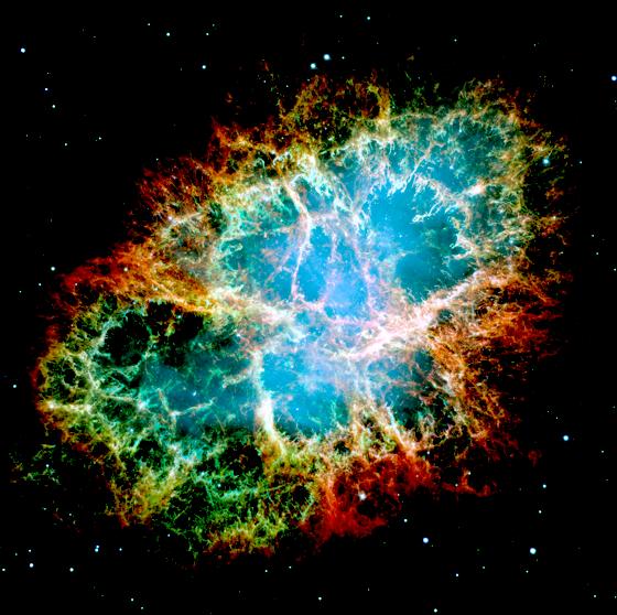 Faszinierender Kosmos: „Crab Nebula“, zu Deutsch „Krebsnebel“. Foto: NASA, ESA and Allison Loll/Jeff Hester (Arizona State University).