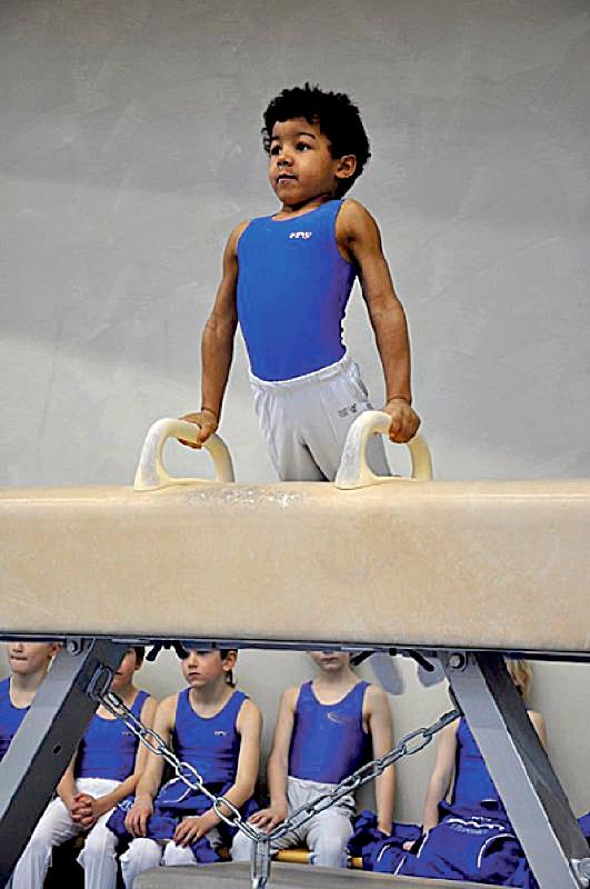 Der 6-jährige Lucas Pacheco wurde 1. mit der Mannschaft und auch 1. in der Einzelwertung. 	 	Foto: Privat