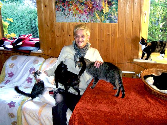 Noch warten neugierige Katzenkinder auf ein neues Zuhause, doch Helga Grüning von »Tiere in Not e.V. versucht für jeden eine Bleibe zu finden.	Foto: sd