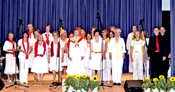 »gospel voices oberschleißheim« treten am 28. November in Kultur-Café am Huppwald auf. 	Foto: VA