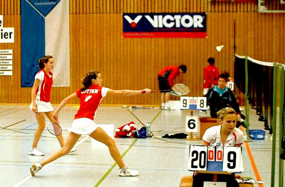 Jugendlichen Badmintonsport auf höchstem Niveau erleben die Zuschauer am Wochenende.	Foto: Verein