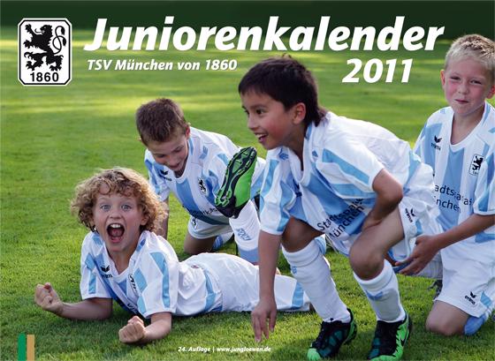 Der TSV 1860 Juniorenkalender 2011 ist erschienen. Foto: A. Wild