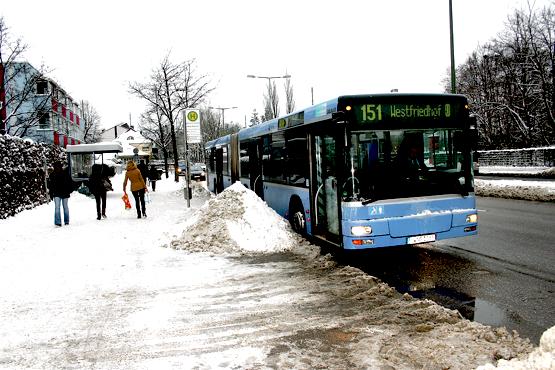 Bei den Buslinien 51, 151 und 168 sind keine Taktausdünnungen vorgesehen. 	Foto: ws