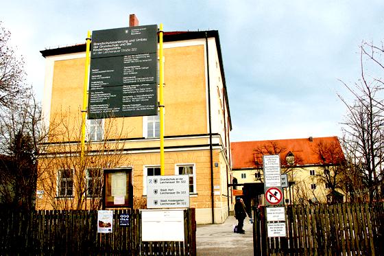Wiederholte Schimmelplage im städtischen Kindergarten im Schulhaus an der Lerchenauer Straße 322 in Feldmoching. 	Foto: ws