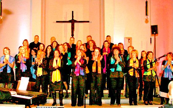 »Joy to the world« verkündet Munich Soul of Gospel am 19. Dezember.	Foto: Privat