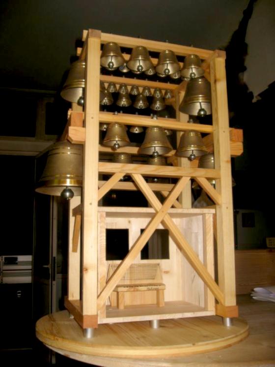 Ungenutzten Glockenstube von Mariahilf, wo das  Carillon seinen Platz finden wird. 	Foto:  Mariahilf