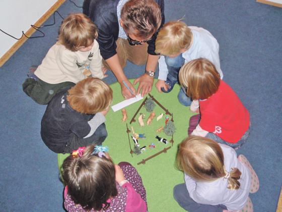 Tolle Spiele und Spaß beim Lernen steht in dem Montessori-Kinderhaus an erster Stelle. Foto: VA