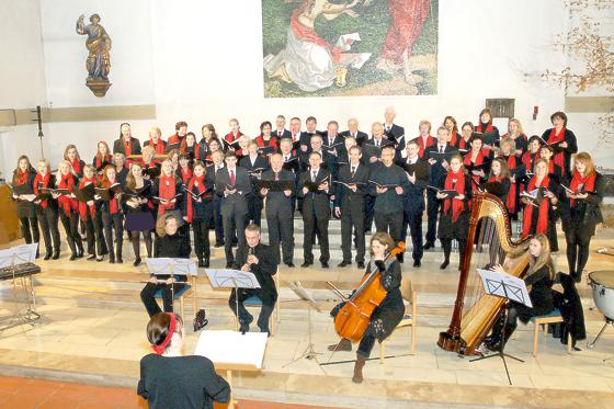 Der Kirchenchor St. Magdalena im Jubiläumsjahr 2011.  	F: Privat