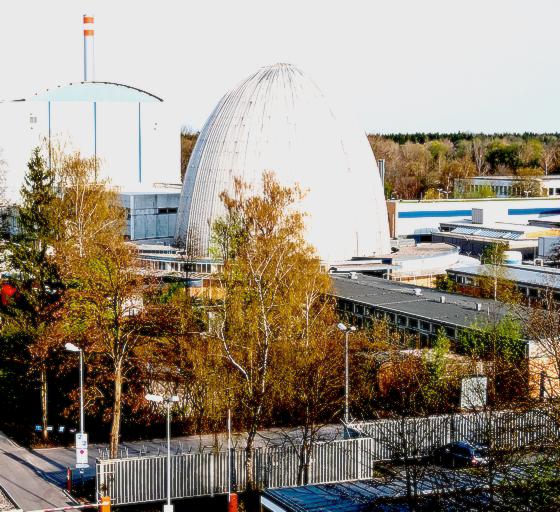Die Forschungs-Neutronenquelle und das Atomei in Garching sind auch über die Stadtgrenzen hinaus bekannt. 	Foto: © Wenzel Schürmann/ TU München