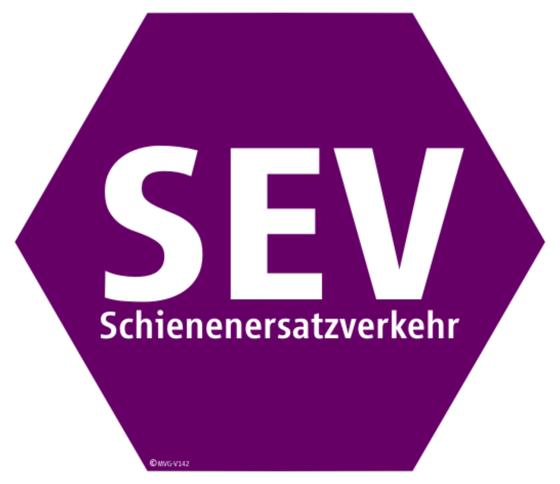 Schienenersatzverkehr ist bis 26. April im Münchner Zentrum angesagt. Bild: MVG