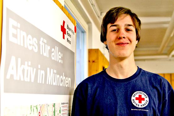 Lukas Kleinhäny vom BRK Grünwald freut sich auf viele jugendliche Mitstreiter in der neu gegründeten Jugendgruppe. 	Foto: mst