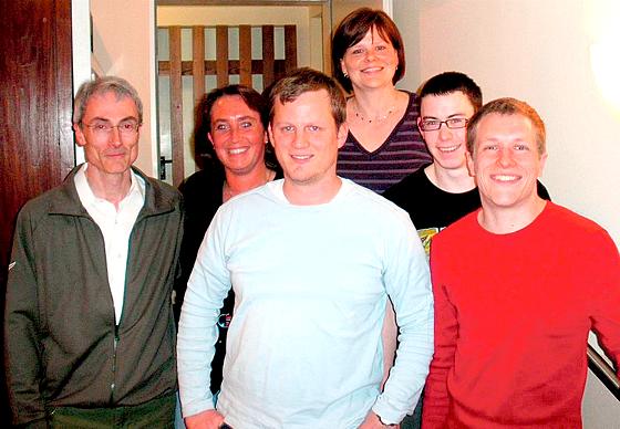 Adrian Wiese, Gabriele Engelhardt, Martin Rottenfusser, Andrea Kanzock-Schlegel, Marco Mühlhans und Paul Meier-Komor (von links).	Foto: VA