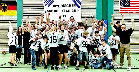 Die U-15-Jugend der Freien Schule Glonntal wurde bayerischer Schulmeister im Flag Football  bei den Wettkämpfen im April in Nürnberg.	Foto: Andreas Mayr