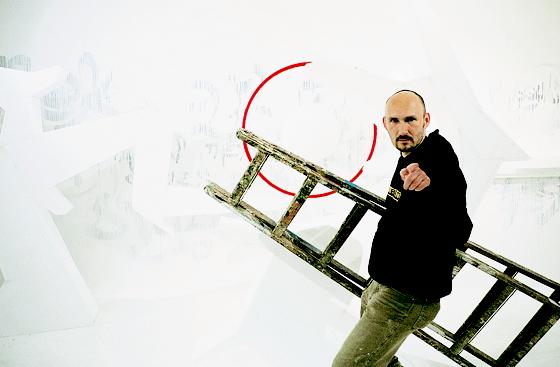 Graffitikünstler Z-rok wird in der Färberei »Schwarz auf Weiß« ausstellen.	Foto: VA