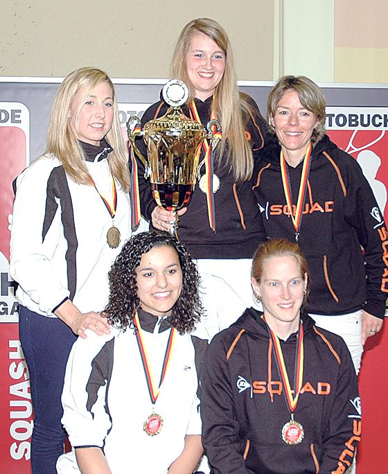 Die Damen der Squash-Insel konnten die Deutsche Meisterschaft zum dritten Mal für sich entscheiden.  Foto: VA