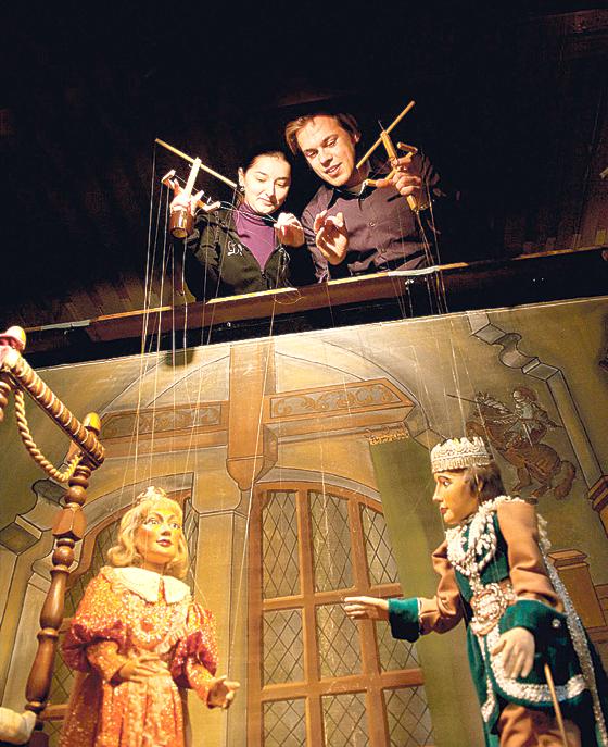 Märchenhaftes Theater im Markus Wasmeier Museum.  F.: Marionettentheater Bille