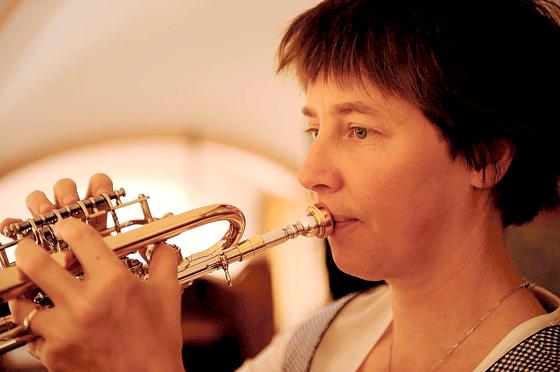 Olivia Kunert ist eine Virtuosin an der Bachtrompete. Am Sonntag ist sie in Nazareth zu hören.	Foto: Privat