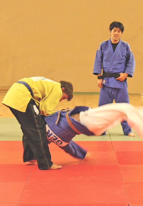 Die Judoabteilung bereitet sich auf das Sommerfest am 9. Juli vor. 	Foto: Verein