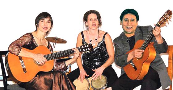 Elaine Ortiz Arandes, Eva Bross und Chino Augusto Aquilar (v. li.).	Foto: VA