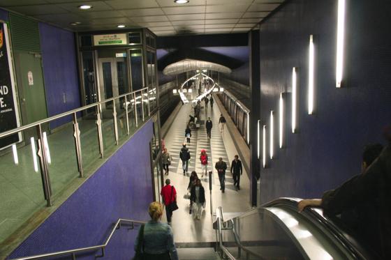 Das Kommunalreferat plant, öffentliche Toilettenanlagen in U-Bahnhöfen zu schließen. Betroffen sind auch Stationen im Münchner Norden. 	Foto: ws