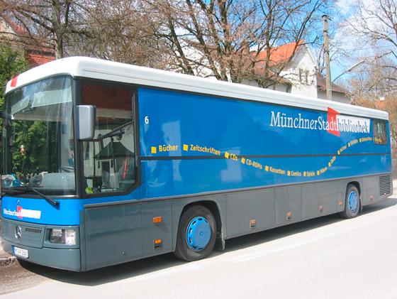 Die Münchner Bücherbusflotte wird erneuert. Foto: Stadtbibliothek