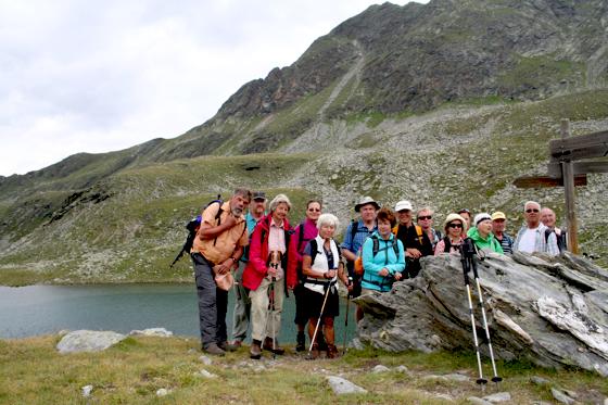 Etappenziel Schwarzsee auf 2455 Meter bei der neunten Ahrntaler Wanderwoche.	Foto: Gemeinde Haar