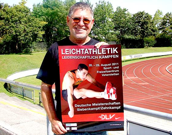 Ewald Matheja lädt im Namen des TSV Vaterstetten zu den Deutschen Mehrkampfmeisterschaften ein. 	Foto: Ina Berwanger