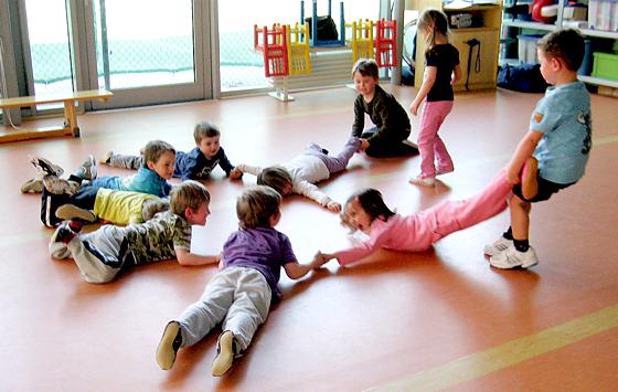 Die Kinder haben in der Kindersportschule »KiSS« beim SVN sichtlich viel Spaß.	Foto: SVN