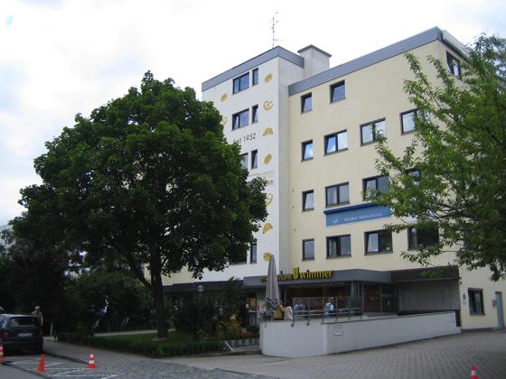 Das Stadtbereichszentrum Nord der Münchner Volkshochschule an der Troppauer Straße.	Foto: VHS