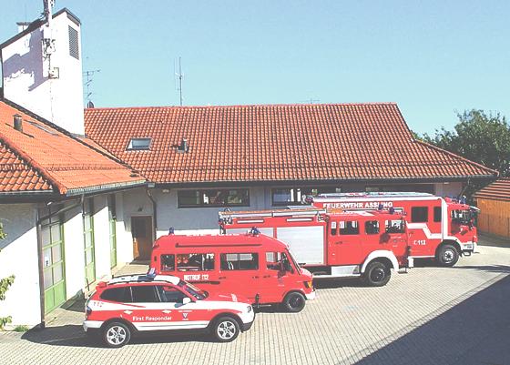 Der Fuhrpark der Aßlinger Feuerwehr: bestens gerüstet für den Ernstfall.	Foto: FFW
