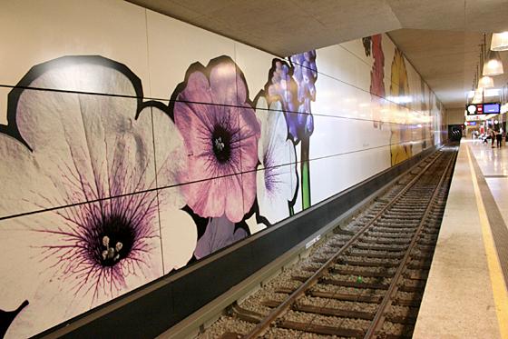 Der »Bahnhof Moosach« gehört zu den vier schönsten U-Bahn-Stationen der Welt. 	Foto: ws