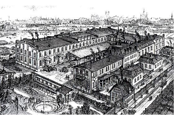 F. Kathreiners Nachfolger in der Mühldorfstraße	 war eine der Firmen, die sich auf dem Ostbahnhofgelände niedergelassen haben.	Bild: NordOstKultur