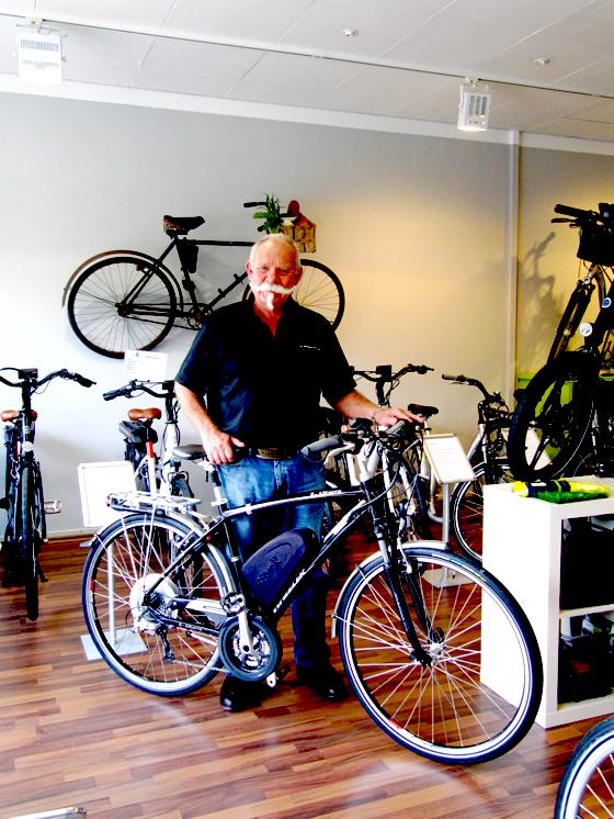 Willi Streck berät Sie gerne in Sachen e-Bikes.	          Foto: gu