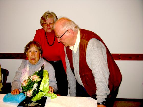 Die »gute Fee« der AWO, Hannelore Tietz feierte Ihren 85. Geburtstag.	Foto: Westner