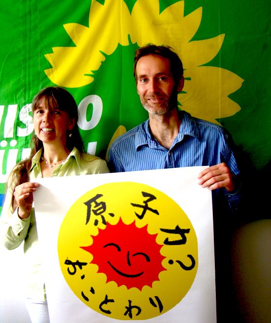 Grünen-Sprecher Antje Wagner und Markus Büchler reisen am 27. Oktober nach Fukushima. 	Foto: VA