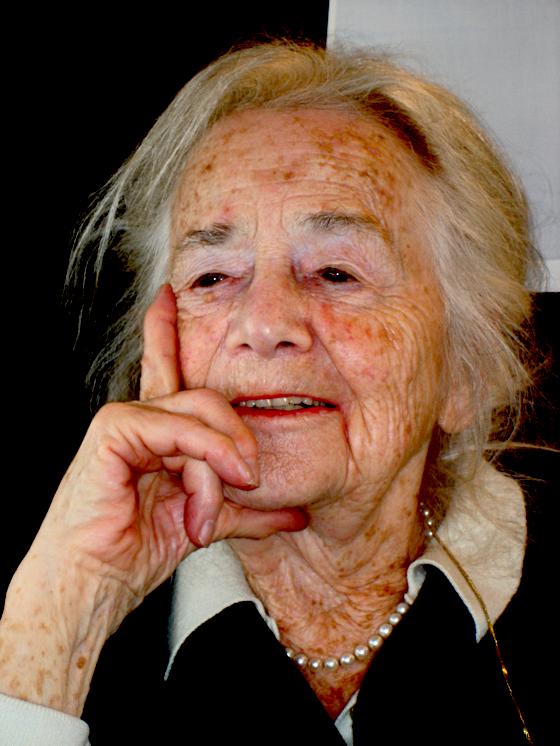 Die bekannte Dichterin Hilde Domin.				Foto: Verleih Film Kino Text