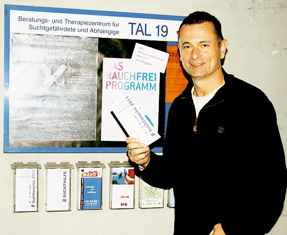 Einrichtungsleiter Christoph Teich lädt dazu ein, sich über das Angebot der Suchthilfe im Therapiezentrum Tal 19 zu informieren.	Foto: Julia Stark