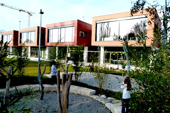 100 Kindern von Klasse 3 bis 7 bietet der neue Hort Ecksteinhaus Platz zum Lernen, Spielen und Kindsein. Foto:bb