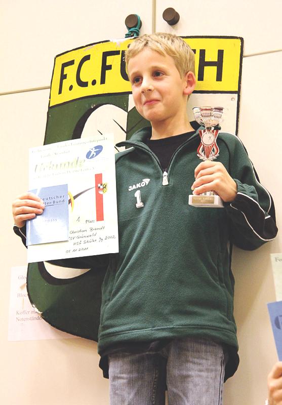 Christian Brandt holte Gold bei einem Turnier in Fürth-Atzenhof.	Foto: VA