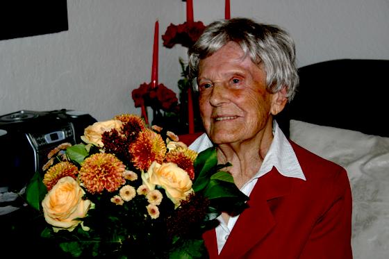 Cäcielia Ziegler wurde 100 Jahre alt. Löwenfans sind halt zähe Zeitgenossen.	Foto: an
