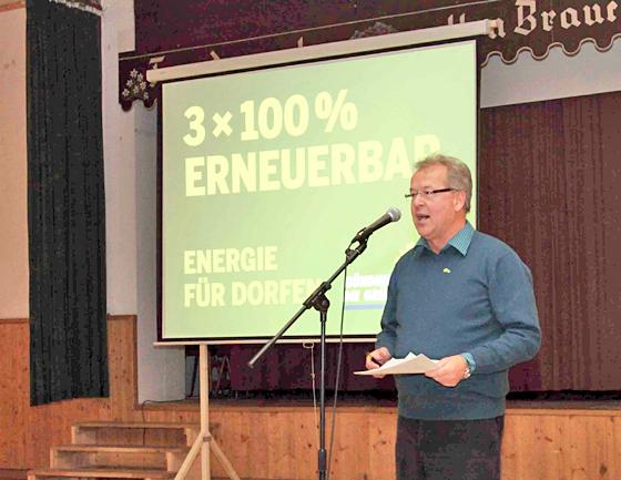 Der erste Schritt ist die Sensibilisierung der Bevölkerung, sagt Grünen-Vorstand Eckhard Engel. Foto: Grüne Dorfen