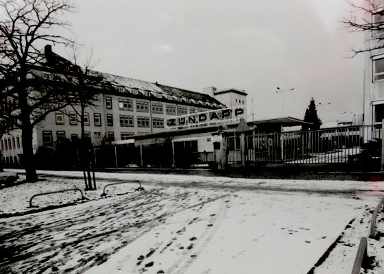 Die Zündapp-Werke in der Anzinger Straße 1, in ­Ramersdorf. 	Foto: Arbeitskreis Stadtteilgeschichte