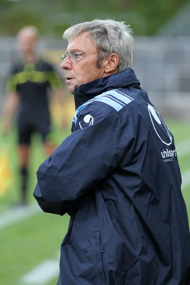 U23-Trainer Klaus Koschlick fand lobende Worte für den Gegner. Foto: A. Wild