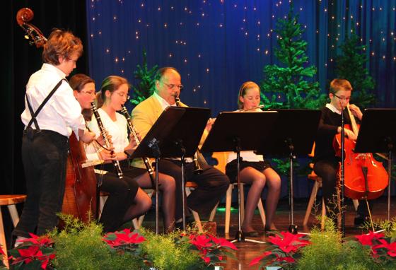 Die Stubnmusi sorgte mit ihren weihnachtlichen Weisen für Begeisterung bei den zahlreichen Zuhörern im Festsaal.	Foto: VA