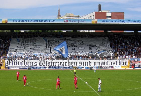 Fester Teil der Fankultur bei den Löwen: Die Freunde des Sechzger-Stadions. Foto: A. Wild