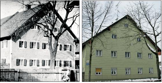 Der Vergleich zwischen damals und heute zeigt, dass der Saliterhof in Perlach sich über die Jahre kaum verändert hat. So soll es auch in Zukunft bleiben. 	Fotos: Festring Perlach/aha
